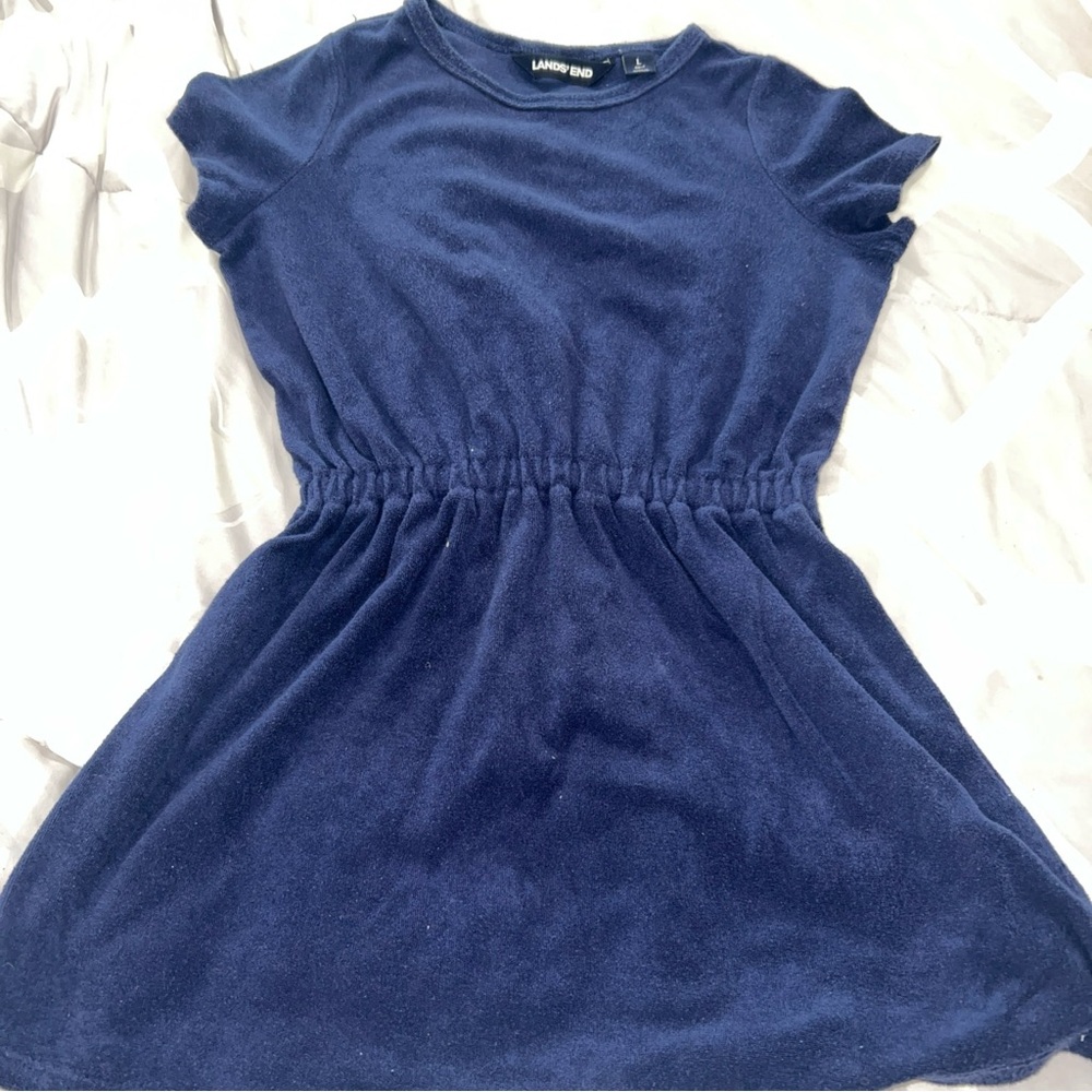 Lands' End Kids Blue swim cover up